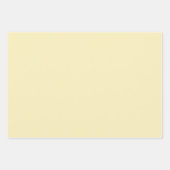 Blond effen kleur inpakpapier vel (Voorkant 2)