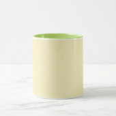 Blond (effen kleur) mok (Midden)