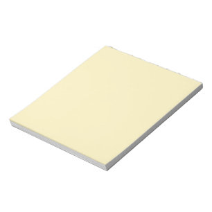 Blond (effen kleur) notitieblok
