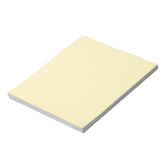 Blond (effen kleur) notitieblok (Linkerzijde)