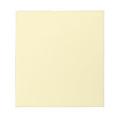 Blond (effen kleur) notitieblok (Voorkant)