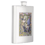 Blond Fairy Bloemen Paarse Flacon (Rechts)