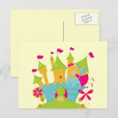 Blond Fairy Princess Briefkaart (Voorkant / Achterkant)