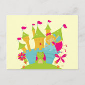 Blond Fairy Princess Briefkaart (Voorkant)