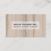 Blond faux Wood Texture Remodeling Visitekaartje (Voorkant)