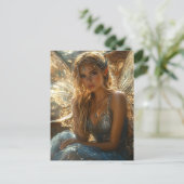 blond fee briefkaart (Staand voorkant)