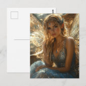 blond fee briefkaart (Voorkant / Achterkant)