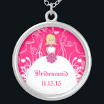 blond fuchsia bruiloft bruidsmeisje Ketting<br><div class="desc">De Kettingen van Keepasje kiezen of Zilver Geplaatste Goudafwerking of Sterling Zilveren Unieke Aangepaste Aangepaste Aangepaste Aangepaste Aangepaste Aangepaste Aangepaste Aangepaste Aangepaste Aangepaste Aangepaste Aankomst voor kerstcadeau Wedding Wedding Party Kettingen - om achtergrondkleur te wijzigen - klik op Aanpassen - kies het laatste gereedschap in het keuzemenu en kies uit...</div>