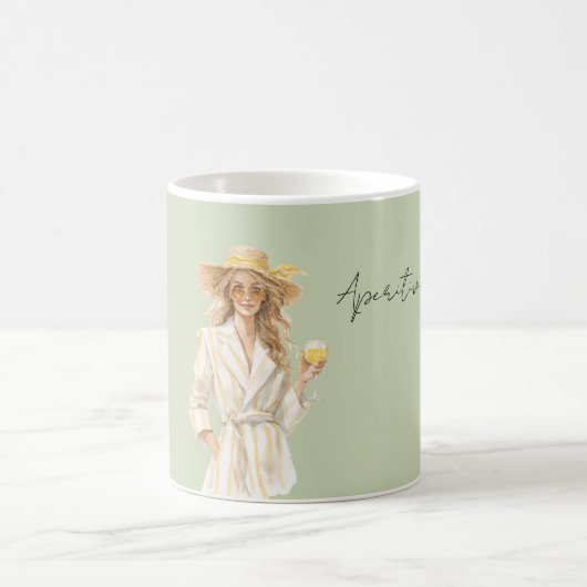 Blond Geel Jurk Aperitivo Koffiemok (Center)