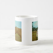 Blond geel paard en paashaas koffiemok (Center)