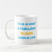 blond, geweldig koffiemok (Links)