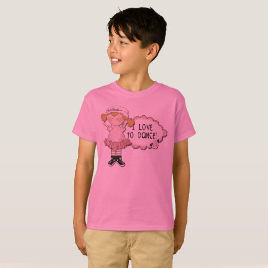 Blond Girl Dancer Tshirts en Gifts (Voorkant volledig)
