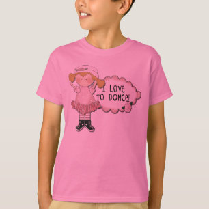 Blond Girl Dancer Tshirts en Gifts