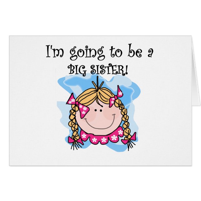 Blond Girl Future Big Sister (Voorkant Horizontaal)