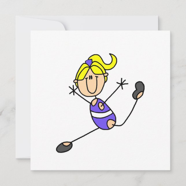 Blond Girl Gymnast (Voorkant)