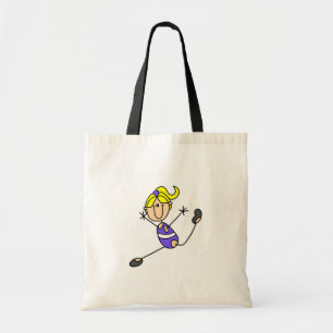 Blond Girl Gymnastics T-shirts en Gifts Tote Bag