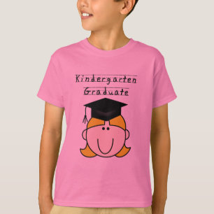 Blond Girl Kindergarten Afstuderen T-shirt