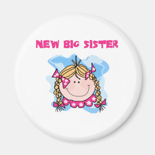 Blond Girl New Big Sister Magneet