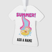 Blond Girl Summer Ornament (voorkant)