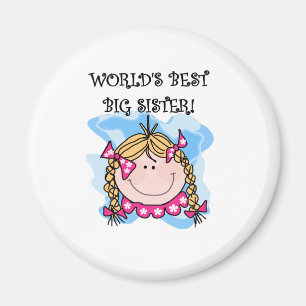 Blond Girl World's beste zuster Magneet