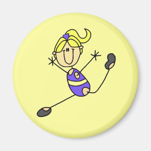 Blond Gymnastiek Meisje Magneet