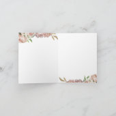 Blond Haar Ballerina Blank Bedankkaart (Binnen)