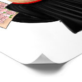 Blond Haar Coquette Afstuderen Art Print (Hoek)