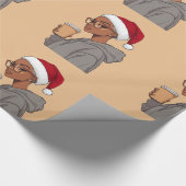 Blond haar + late vakantie cadeaupapier (Hoek)