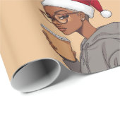 Blond haar + late vakantie cadeaupapier (Rol Hoek)