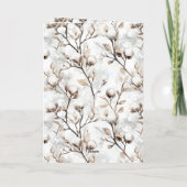 Blond haar meisje met hert kerst kaart (Achterkant)