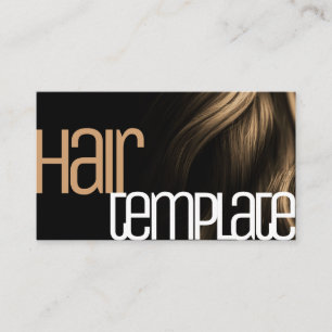 Blond Haar Moderne Stijl Stijlvolle Koele Kapper Visitekaartje