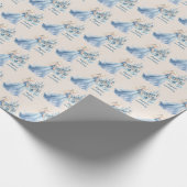 Blond Haar Prinses en Kasteel Cadeaupapier (Hoek)