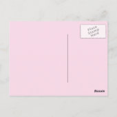 Blond Hair Diva Briefkaart (Achterkant)