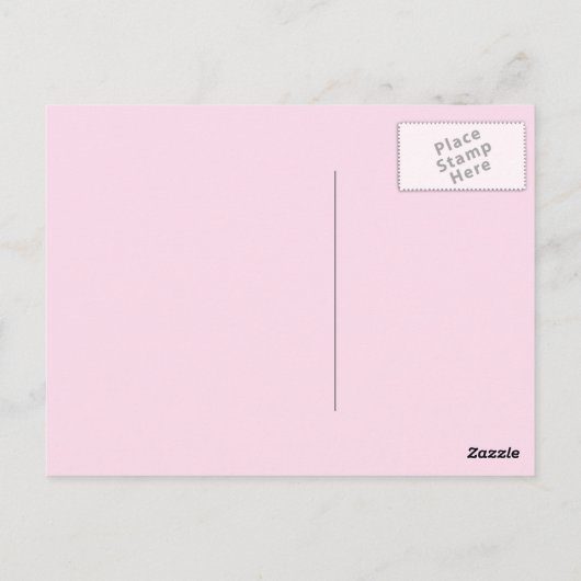 Blond Hair Diva Briefkaart (Achterkant)