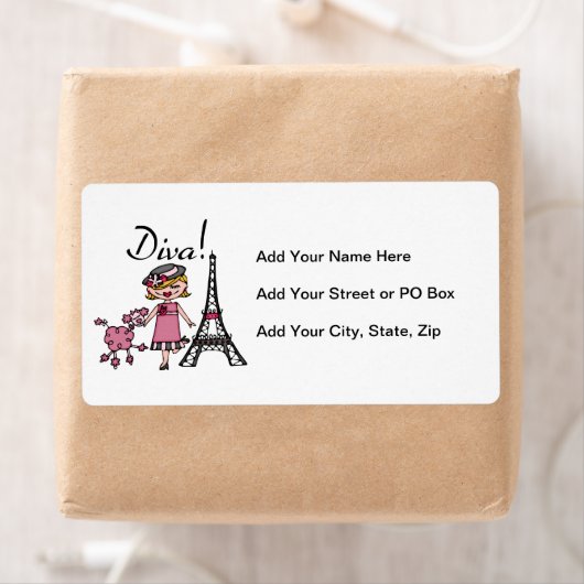 Blond Hair Diva Etiket (Insitu)