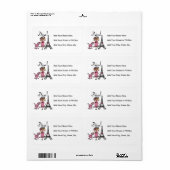 Blond Hair Diva Etiket (Full Sheet)