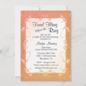 Blond Haire Bachelorette Party - Uitnodiging (Achterkant)