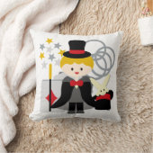 Blond Haired Boy Magician Kussen (Deken)