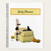 Blond Heks Pin Up Meisje Dagelijkse Planner