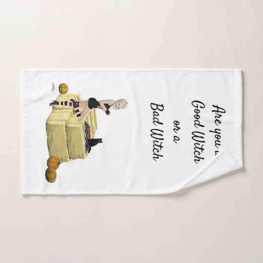 Blond Heks Pin Up Meisje Handdoek (Handdoek)