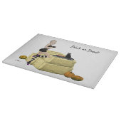 blond heks pin up meisje snijplank (Hoek)