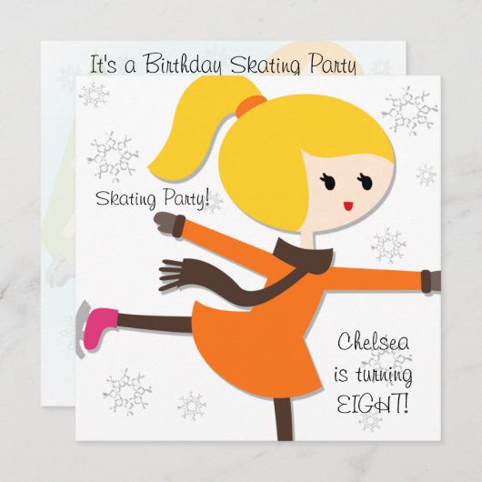 Blond hing-dag-uitnodiging voor gevechten kaart (Voorkant / Achterkant)