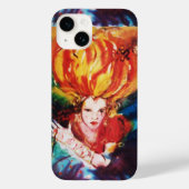 BLOND IN ROOD Beauty Mode Waterverf Case-Mate iPhone Case (Achterkant)