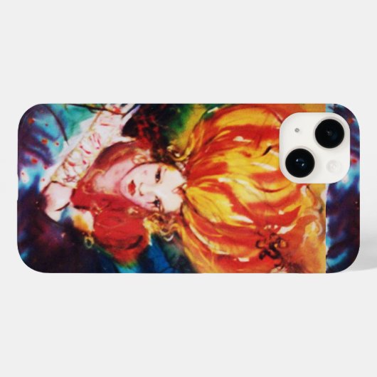 BLOND IN ROOD Beauty Mode Waterverf Case-Mate iPhone Case (Achterkant (horizontaal))