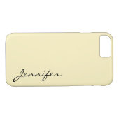 Blond kleurenachtergrond Case-Mate iPhone case (Achterkant (Horizontaal))