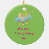 Blond Little Ballerina Keepomwille Ornament (Achterkant)