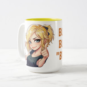 Blond, maar niet "BLOND" Tweekleurige Koffiemok