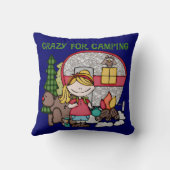 Blond meisje gek voor campagne kussen (Achterkant)