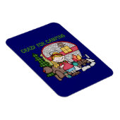 Blond meisje gek voor campagne magneet (Rechterzijde)