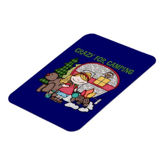 Blond meisje gek voor campagne magneet (Linkerzijde)